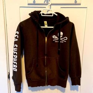 Sea Shepherd Hoody- bought of the Martin Sheen Boat